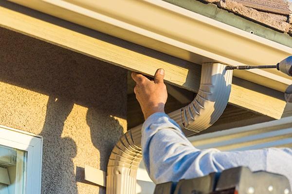 gutter installation typically takes a few hours to a day, depending on the size of the project